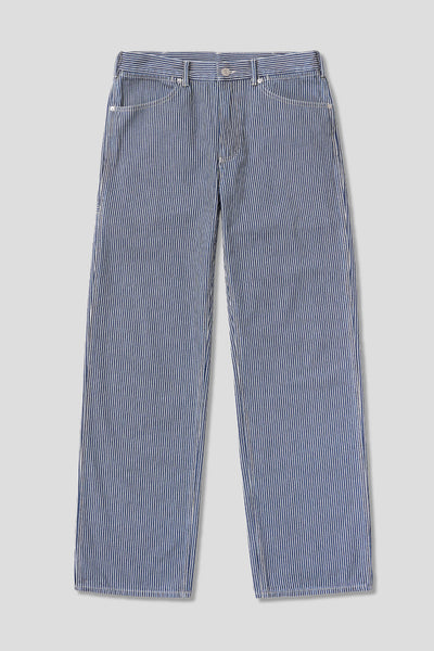 【2plan】Rudd Pin Stripe Bermuda Denim Pants RDN466 - Baggy Denim Shorts – Los Angeles Apparel