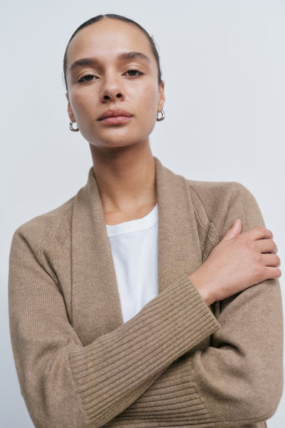 Premium Open Front Cashmere Cardigan - The Toast Cardi - AYR