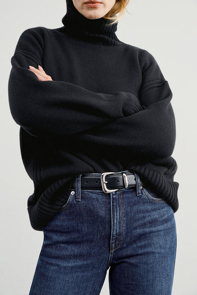 Women's Oversized Cashmere Turtleneck Sweater - The Big Feels - AYR