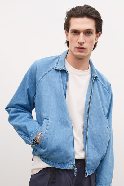 Midweight Zippered Jacket with Adjustable Elastic Drawcord