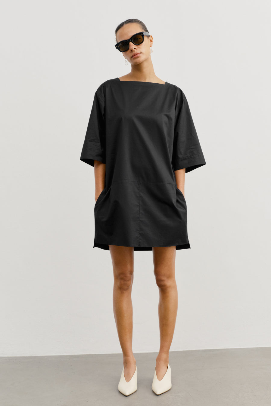 ayr the long weekend dress AYR Black The Long Weekend Dress UK S