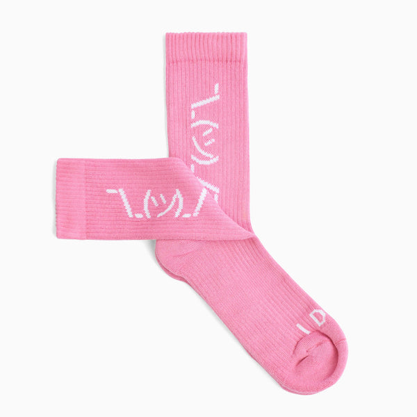 louis vuitton socks pink