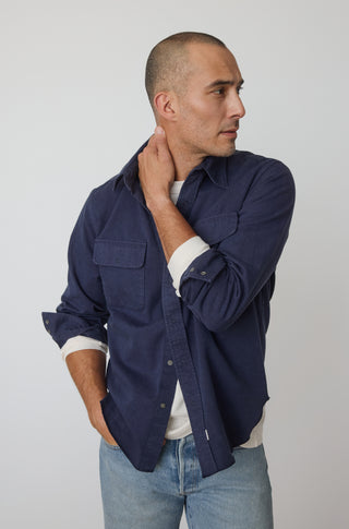 The Alpha – Vintage navy