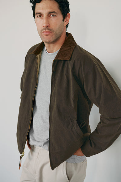 Midweight Zippered Jacket with Adjustable Elastic Drawcord