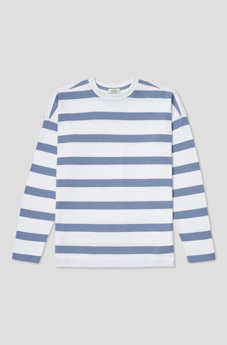 The Early Mornings Tee – Overcast stripe