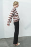 The Early Mornings Tee  – Shiitake Stripe
