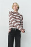 The Early Mornings Tee  – Shiitake Stripe
