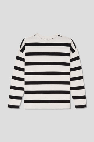 The Early Mornings Tee – Magpie stripe