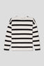 The Early Mornings Tee  – Magpie Stripe