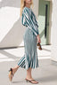 The Who's She (Final Sale)  – Glass Green Regatta Stripe