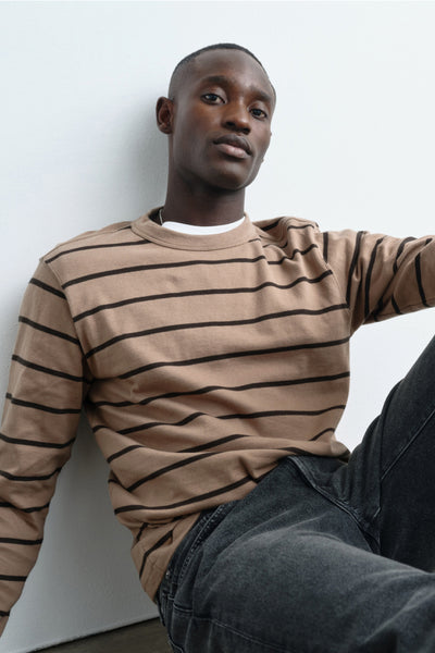 Heavy Knit Long Sleeve Tee from AYR - $135