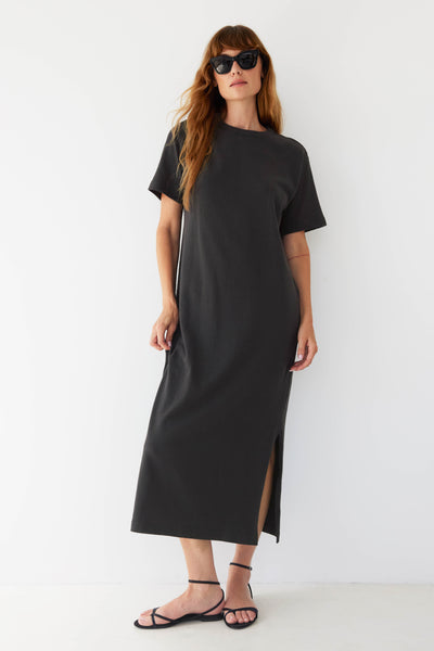 Heavyweight Cotton Crewneck Tee Dress