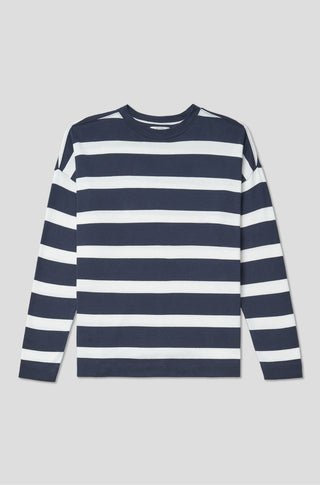The Early Mornings Tee – Baltic stripe