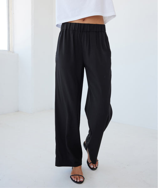 Heavyweight Stretch Silk Pants
