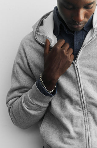 The BLT Zip – Heather gray