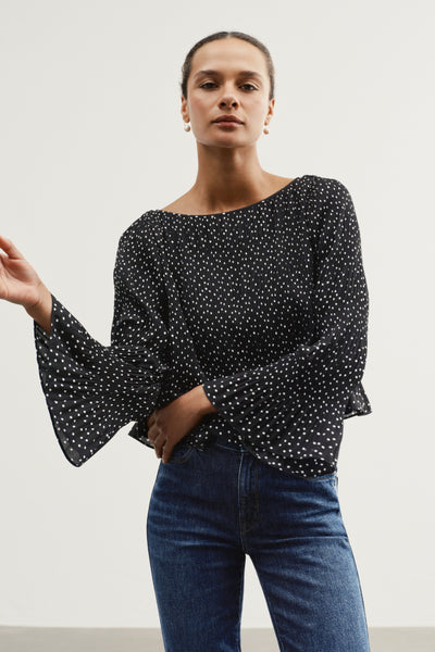 Women's Premium Cropped Peplum Top from AYR - $225
