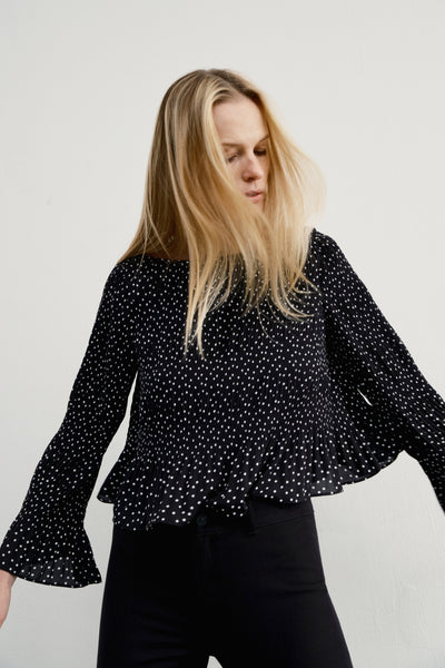 Women's Premium Cropped Peplum Top