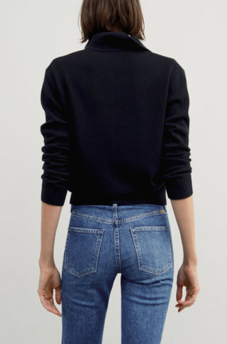 The Cashmere Polo – Black