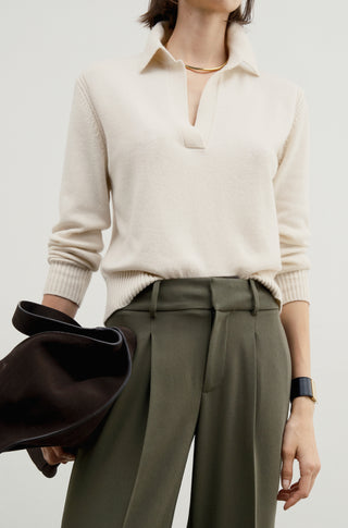 The Cashmere Polo – Mascarpone