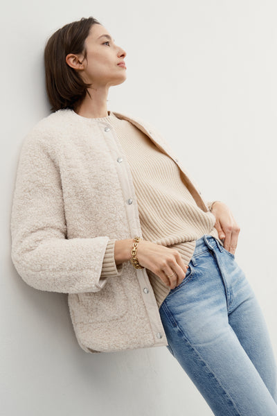 Premium Women's Reversible Fleece Coat