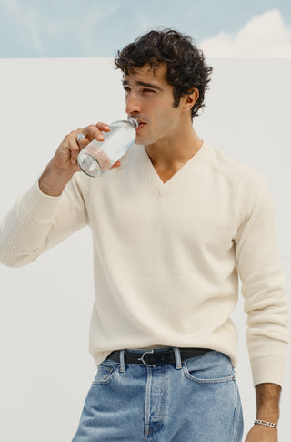 The Collegiate – Ivory cashmere