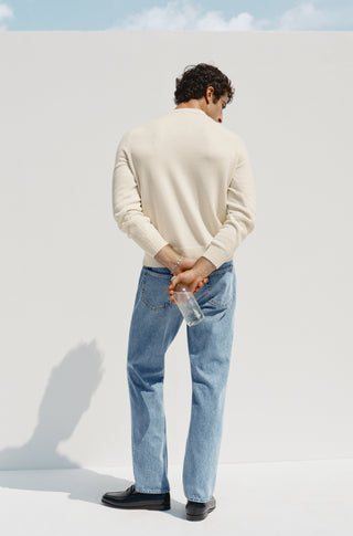 The Collegiate – Ivory cashmere