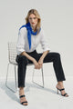 The Deep End – Soft white heavy silk