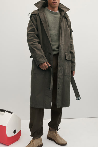 Men's Premium Cotton Canvas Trench Coat