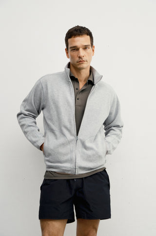 The District – Heather gray sport rib