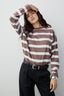 The Early Mornings Tee  – Shiitake Stripe
