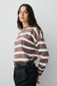 The Early Mornings Tee  – Shiitake Stripe