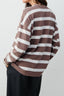 The Early Mornings Tee  – Shiitake Stripe