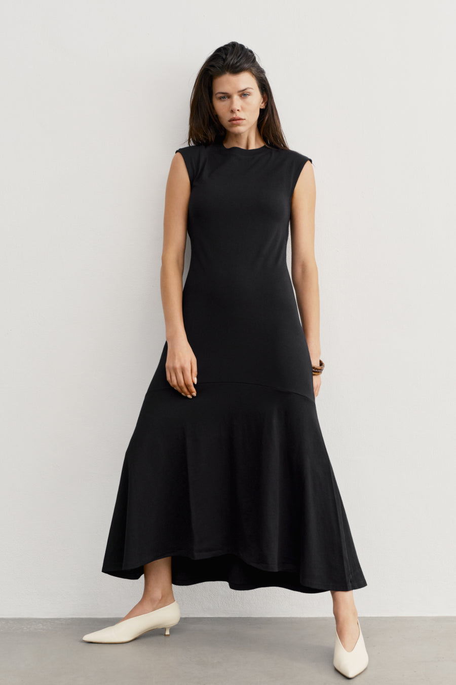 Premium Cotton Sleeveless Knit Dress - The Elixir