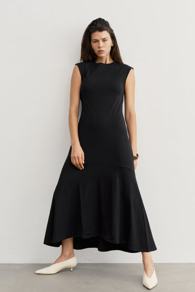 Premium Cotton Sleeveless Knit Dress from AYR - $195