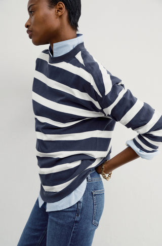 The Early Mornings Tee – Baltic stripe