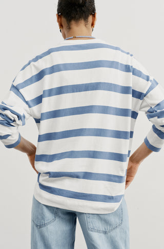 The Early Mornings Tee – Overcast stripe