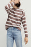 The Early Mornings Tee  – Shiitake Stripe