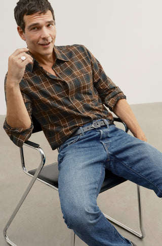 The Everyday – Black tan madras