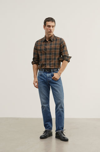 The Everyday – Black tan madras