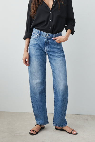 Barrel Leg Denim Jean