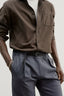 The Ginza  – Heather Slate Wool
