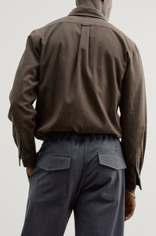 The Ginza – Heather slate wool