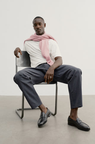 The Ginza – Heather slate wool