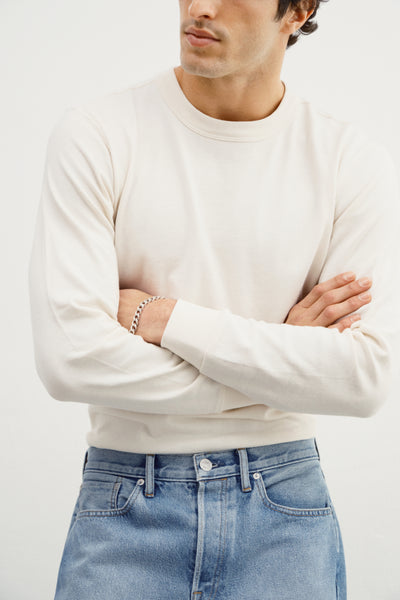 Heavy Knit Long Sleeve Tee from AYR - $135