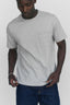 The Heavy Pocket T  – Heather Gray