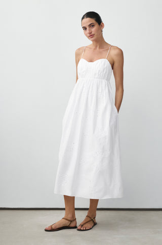 The Hello Lover – Embroidered white