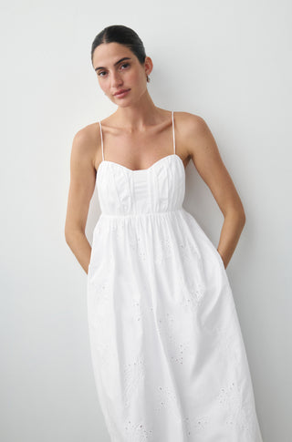 The Hello Lover – Embroidered white