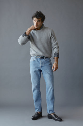 The Match – Heather gray travel cashmere