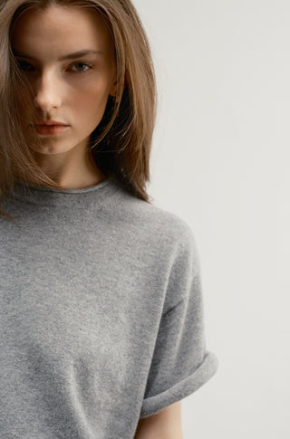 The Oversize Kiss – Heather gray
