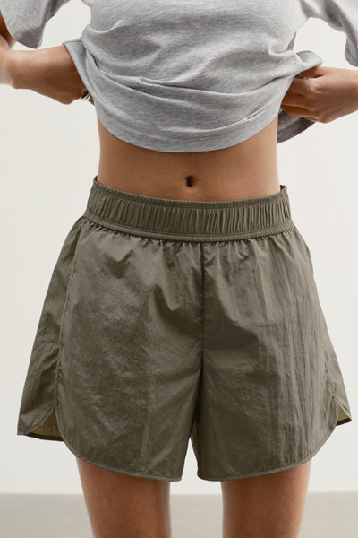 Premium Japanese Recycled Nylon Dolphin Shorts from AYR - $135